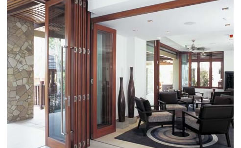 timber bi-fold doors