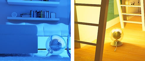 led feature light colours