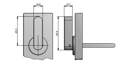 case fixed turn lever diagram