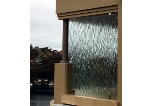 toughned textured glass screen
