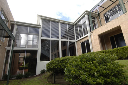 louvres at school of management north ryde