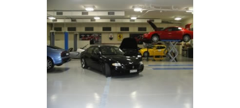 car showroom floor