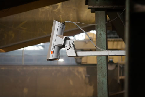 thermal imaging camera monitoring waste plant