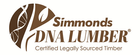 simmonds dna lumber logo