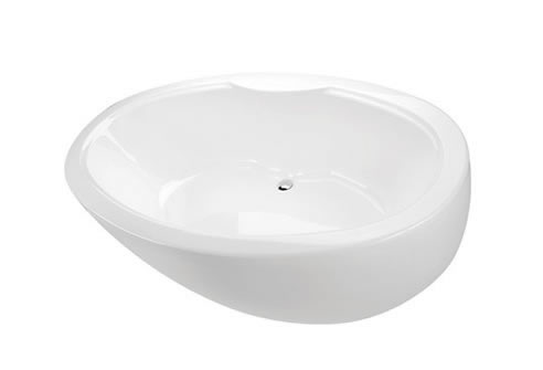 freestanding oval bath