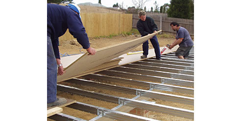 floor frame construction