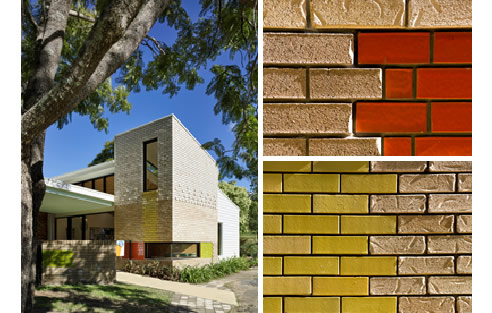 coloured glazed bricks