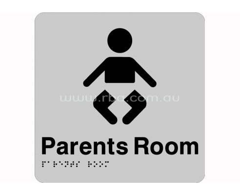 braille parents room sign