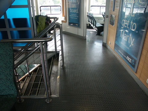 standard raised disc flooring in sydney ferry