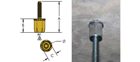 anchor screw diagram and image