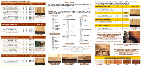pages inside timbeck profile catalogue