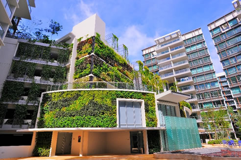 elmich vertical green modules for building facade
