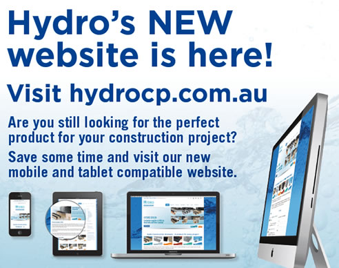 hydro construction products new website flyer