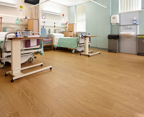 timber look hospital flooring