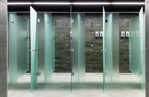 Commercial Glass Shower Cubicles