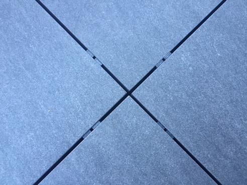 Porcelain Pavers supported by elevated VersiPave supports