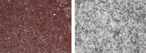 Red Granite & White Granite