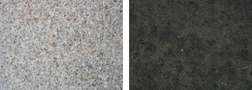 Yellow Granite & Charcoal Black Basalt