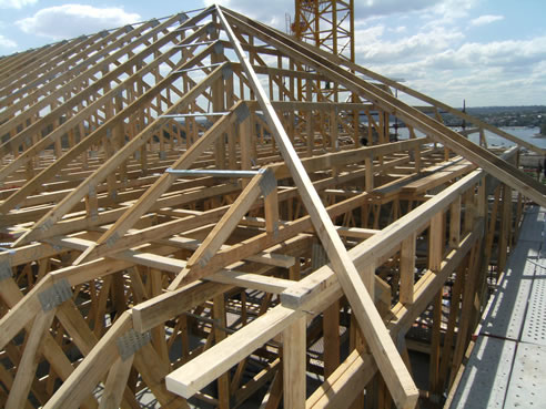 timber roof structure