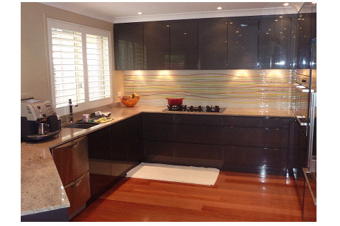 decorative kitchen splashback