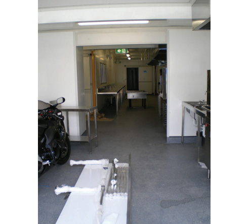 Commercial Kitchen Regulations on Commercial Kitchen Flooring Application  Rhino Linings Molendinar Qld