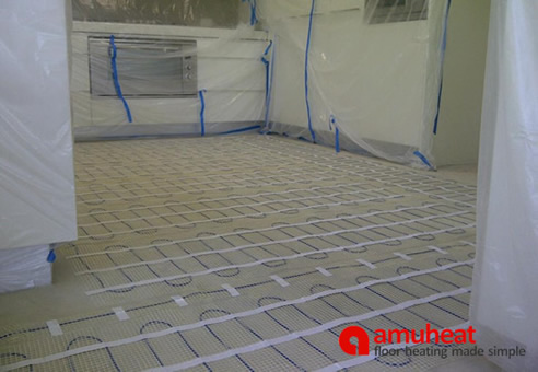 under tile floor heating cable