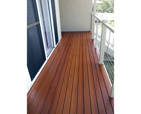 timber look aluminium decking