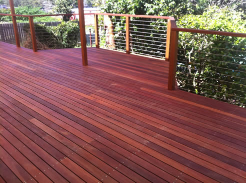 deck built with bransons building materials