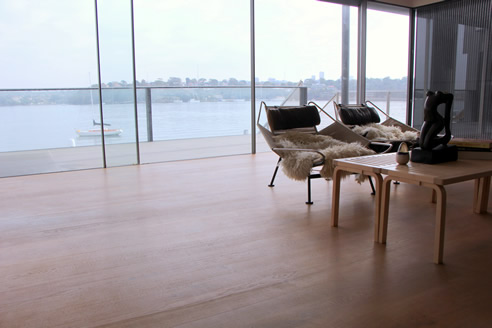contemporary oak floor