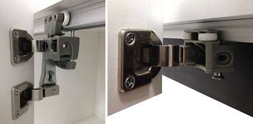 bi-fold cupboard door hinges