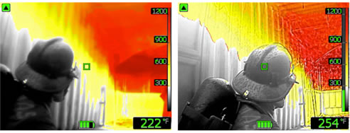 thermal image comparison image
