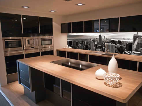 kitchen splashback new york skyline