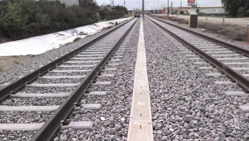 poly concrete cable trough train tracks