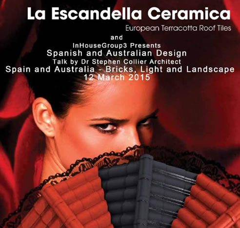 spanish and australian design cpd event flyer
