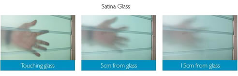 satina privacy louvre glass