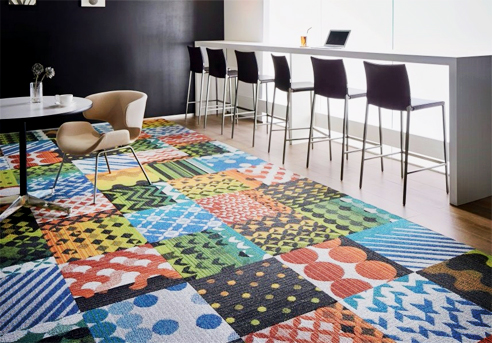 Mayorica patchwork carpet from Nolan Group