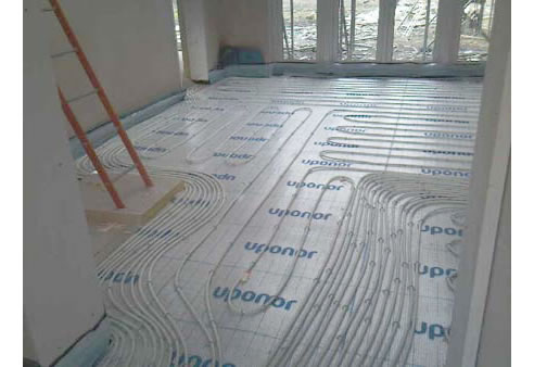 radiant hydronic floor heating