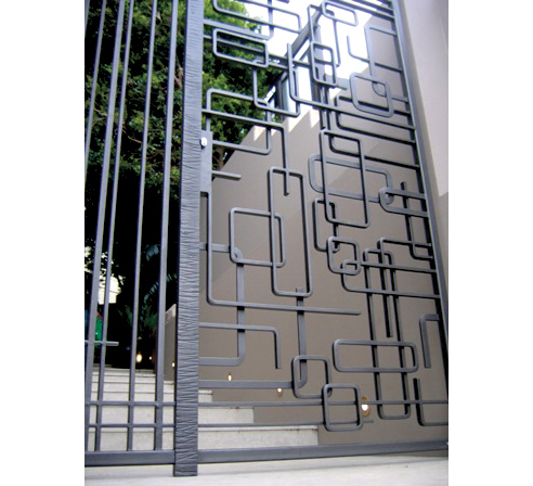 wrought iron gate