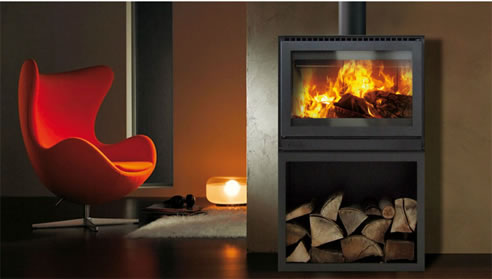 chazelles wood burning fireplace