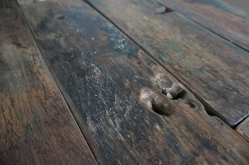 rustic timber floor boards