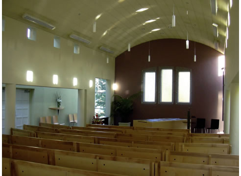 radiant heat panels church