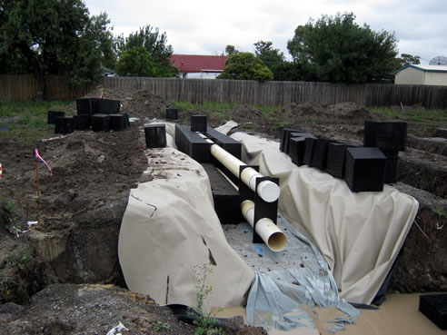 underground tank install