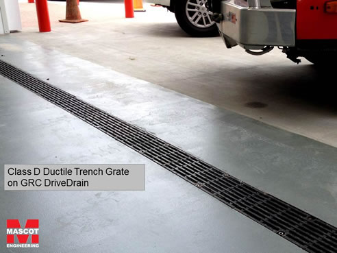 heavy duty grated trench drain