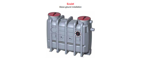 EcoJet above ground grease seperator from ACO