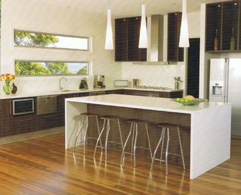 timber kitchen floor