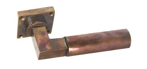 copper door handle