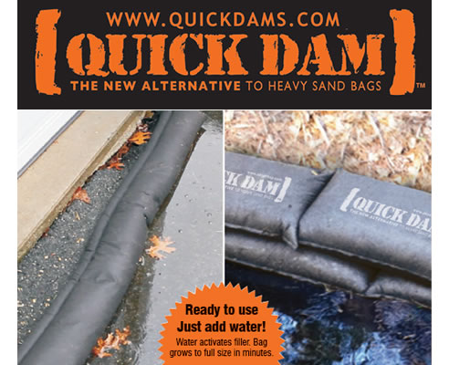 quick dam flood barrier
