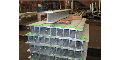 galvanised steel h sections