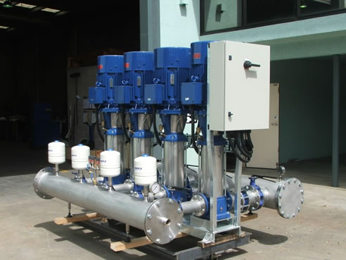 quad pump lowara/hydrovar smart system