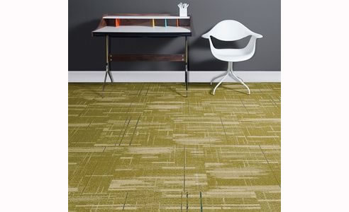 pattern and textured olive carpet
